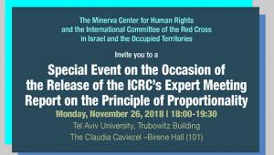 Special Event on the Occasion of the Release of the ICRC’s Expert Meeting Report on the Principle of Proportionality