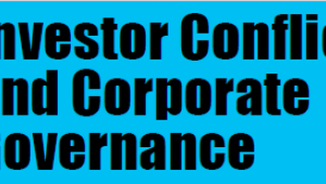 Investor Conflicts and Corporate Governance